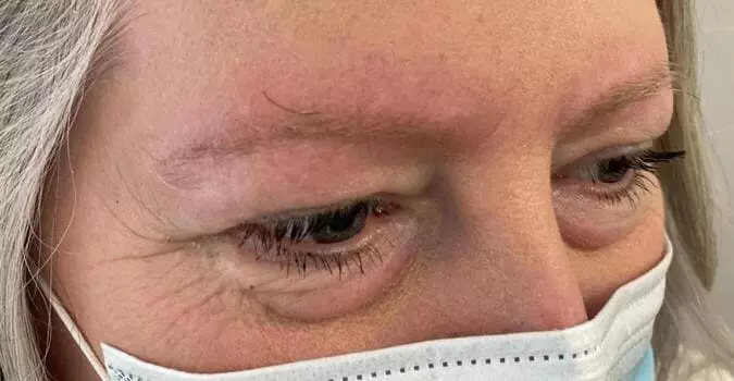 semi-permanent eybrows before