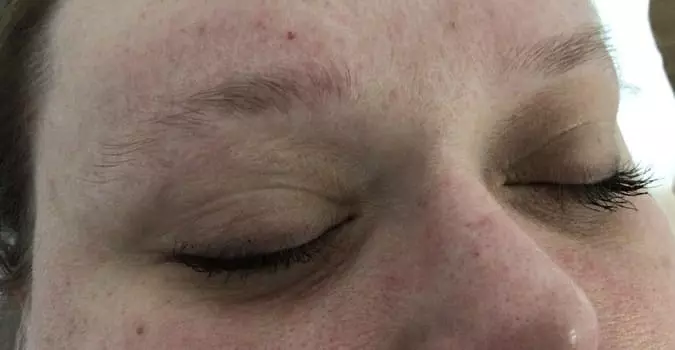 semi-permanent eybrows before